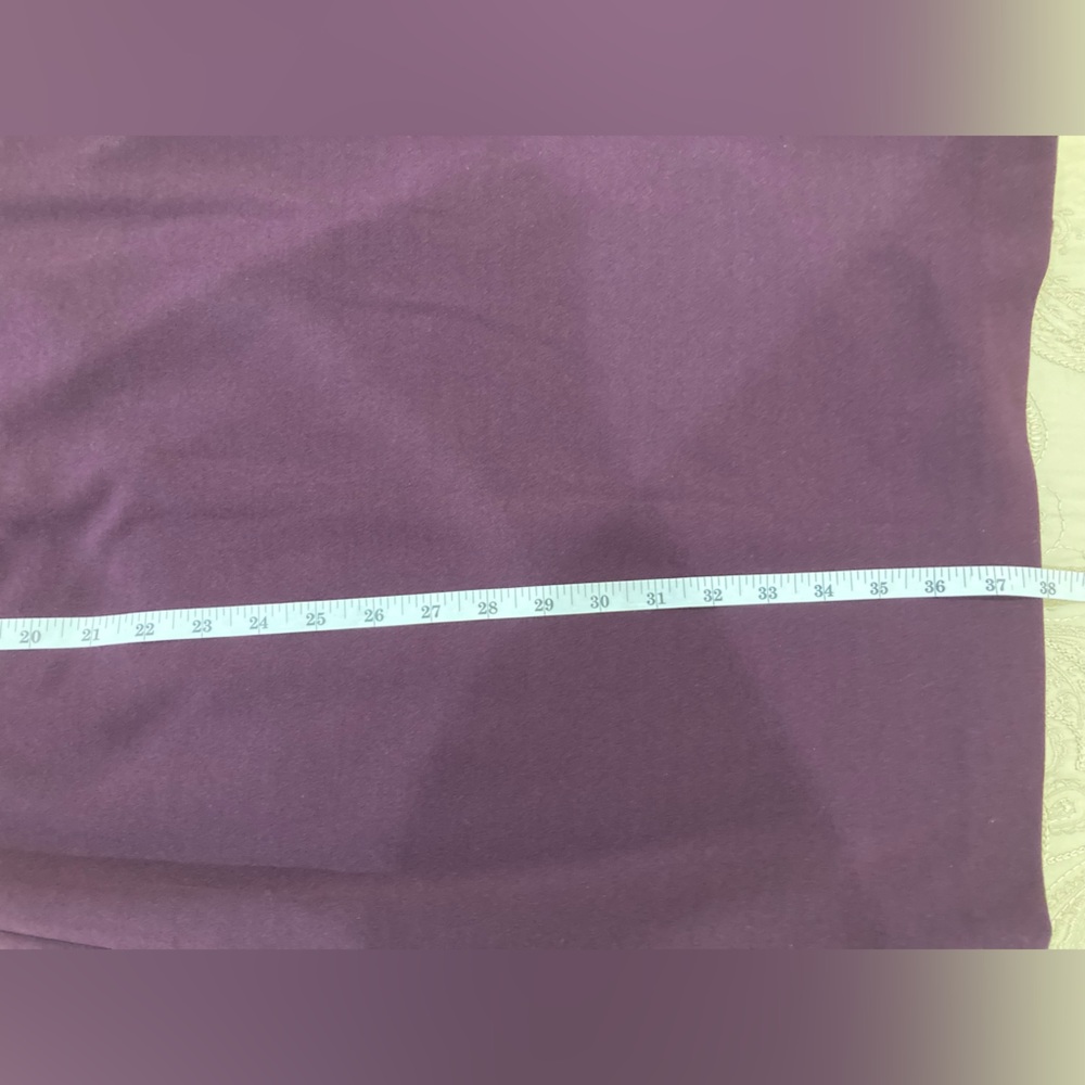 Calvin Klein Long Sleeve Dress - Deep Purple Like New - Picture 7 of 7